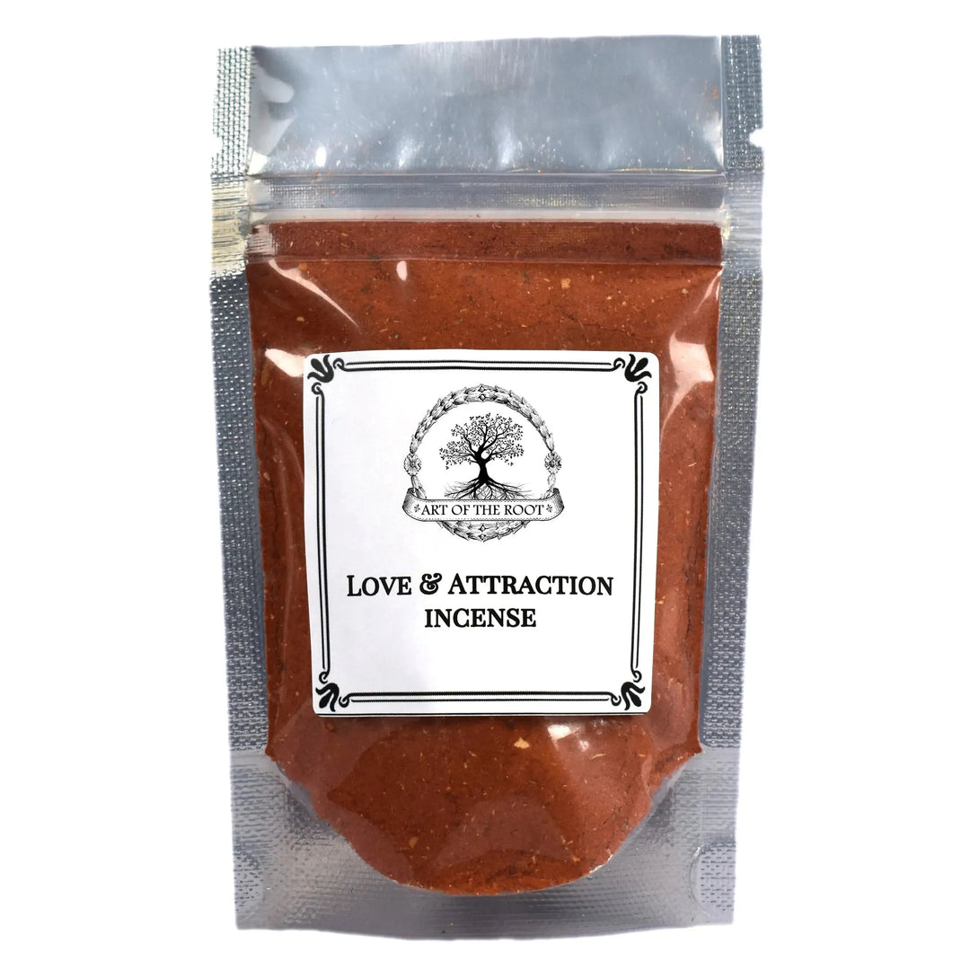 Love and Attraction Incense by metaphysical supply store, Art of the Root.