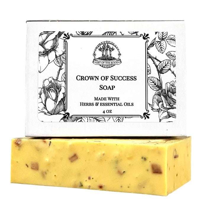 Crown of Success Shea Herbal Soap for Prosperity, Achievement & Victory - Art of the Root