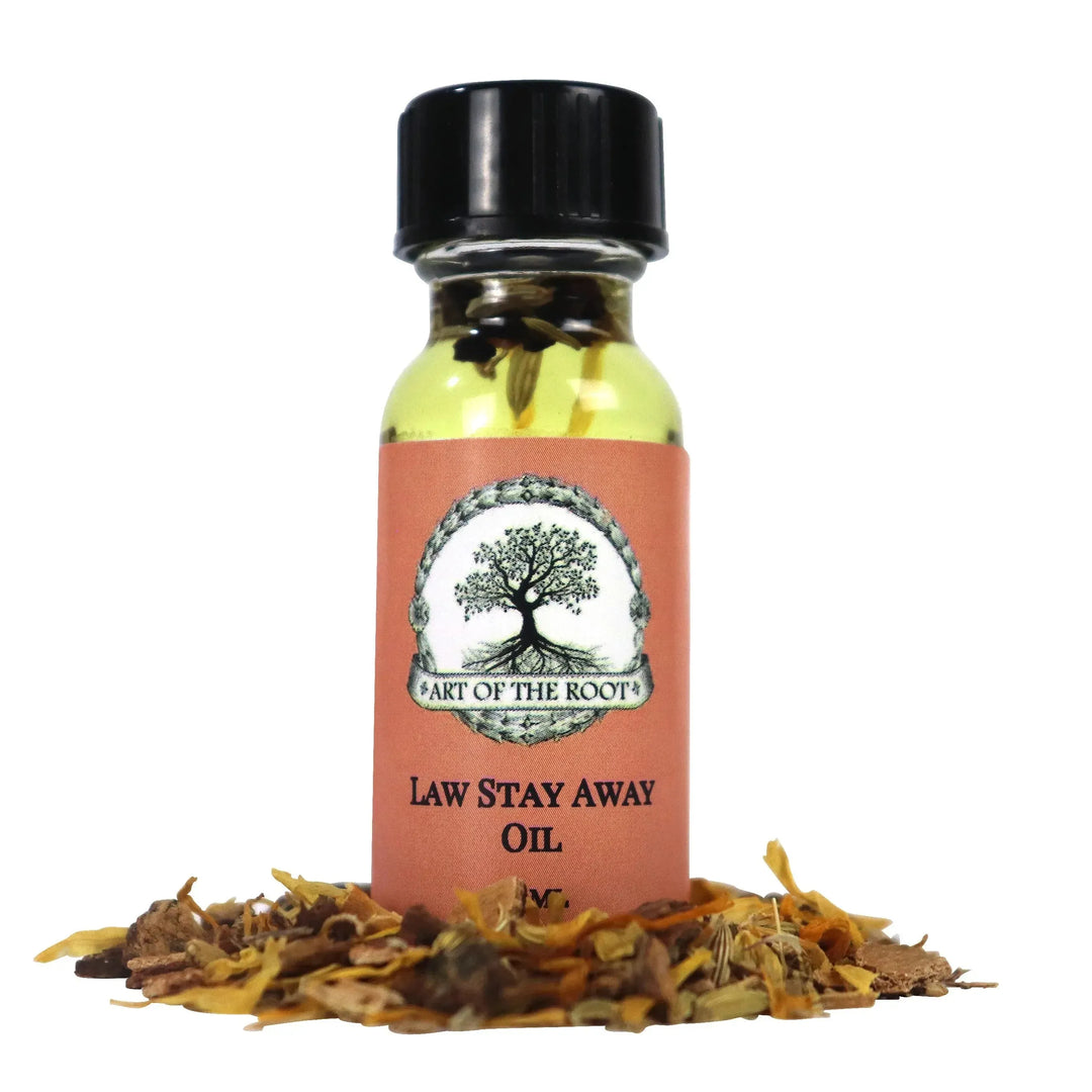 Law Stay Away conjure oil for legal issues and protection.