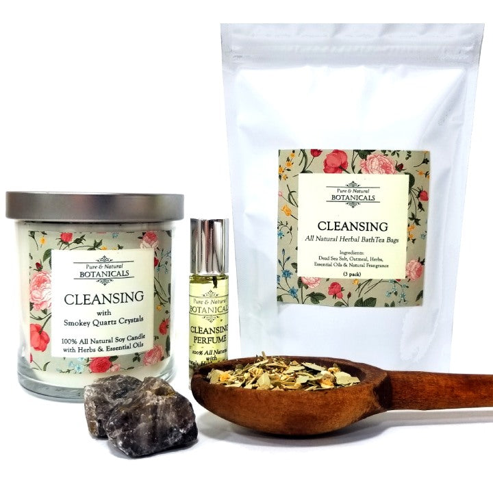 Cleansing Pure & Natural Ritual Kit for Negativity & Bad Energy - Art of the Root