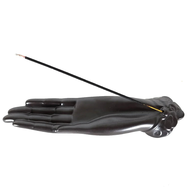 10" Buddha Hand Incense Holder for Meditation or Spiritual Practices
