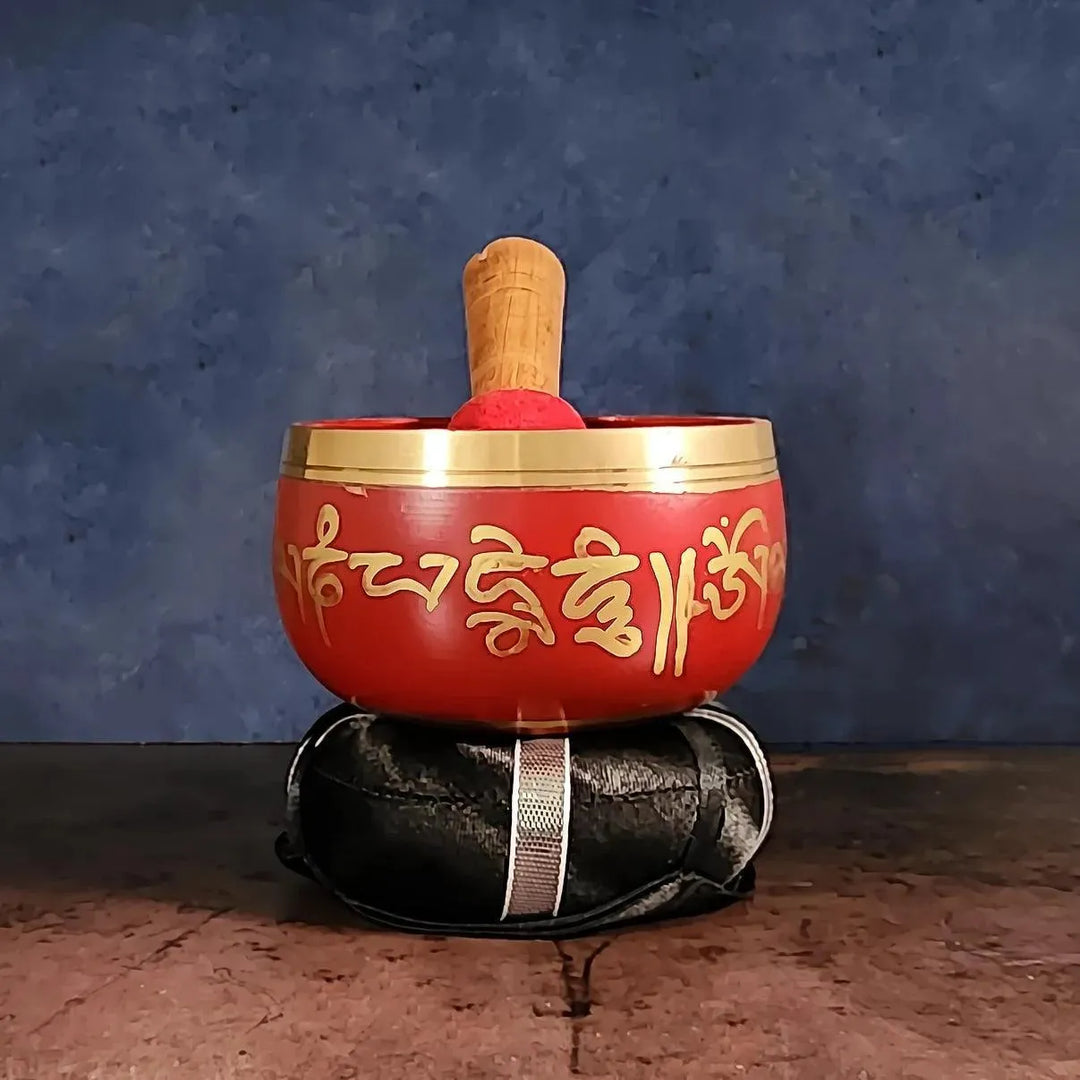 Tibetan Singing Bowl 3" for Sound Therapy and Chakra Balancing - Art Of The Root