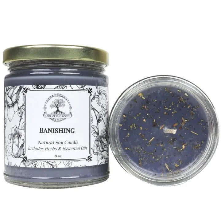 Banishing Soy Candle | Negative Energy & People - Art Of The Root