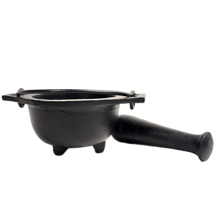 Cast Iron Cauldron Mortar Pestle 3" - Art Of The Root