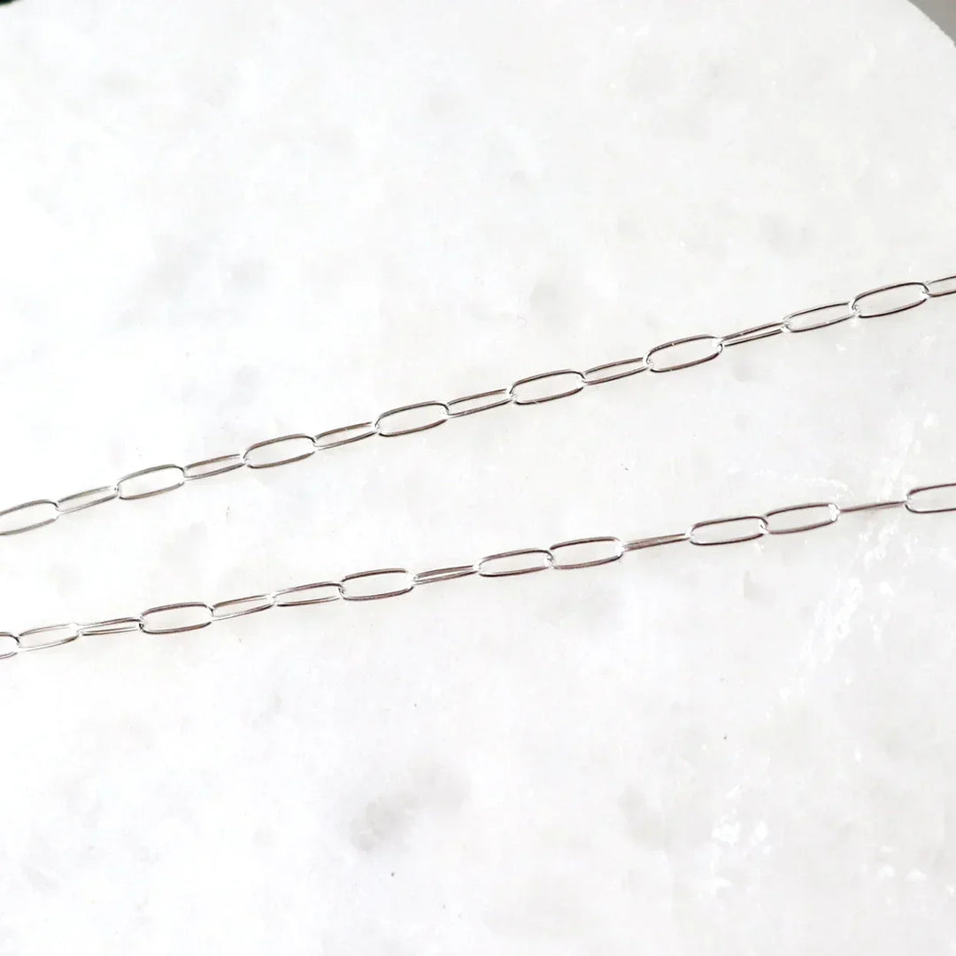 Sterling Silver Closeup of Chain