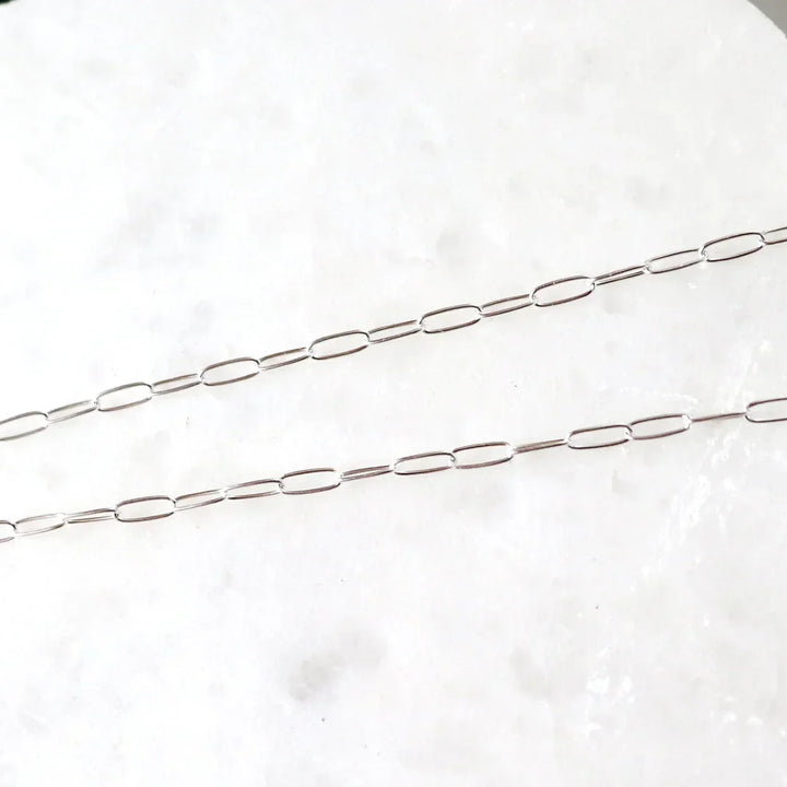 Sterling Silver Closeup of Chain