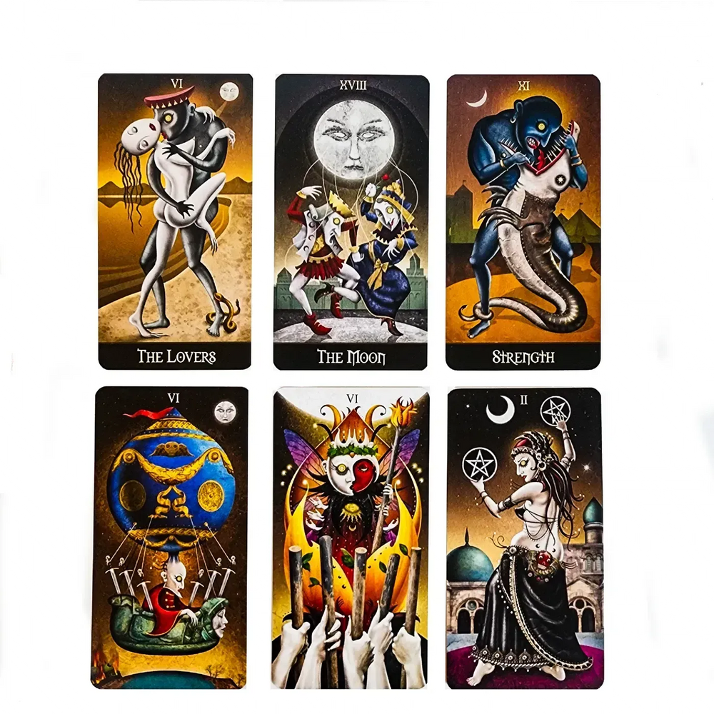 Deviant Moon Tarot Deck (Borderless) by Patrick Valenza - 78 Cards - Art Of The Root
