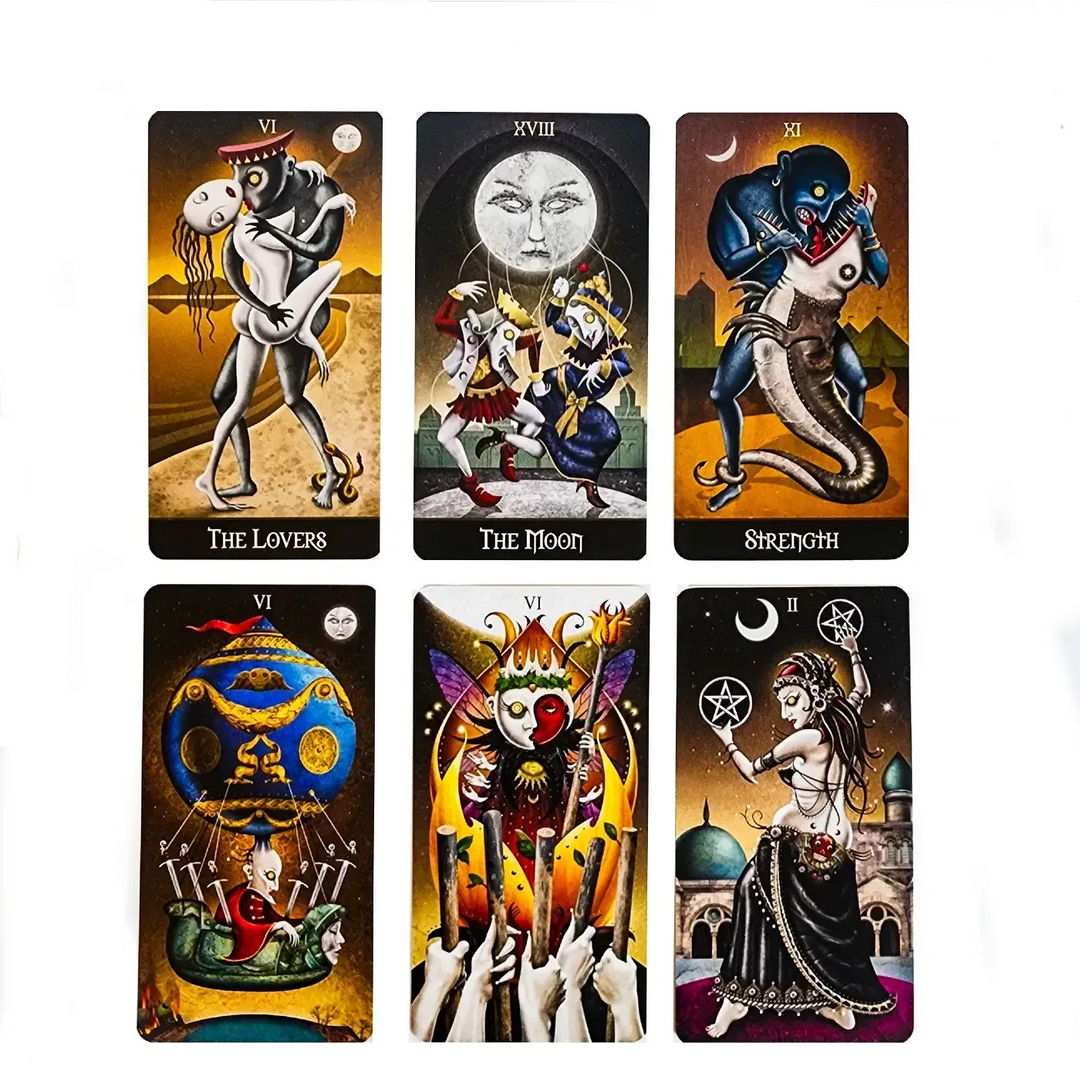 Deviant Moon Tarot Deck (Borderless) by Patrick Valenza - 78 Cards - Art Of The Root