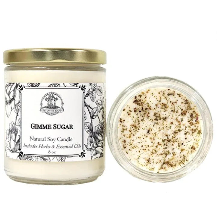Gimme Sugar Soy Candle For Sweetening Spells and Rituals - Art Of The Root