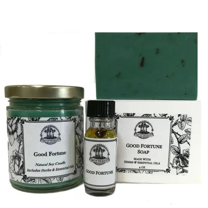 Good Fortune Spell Kit for Blessings, Wishes, Abundance & Luck by Art of the Root.