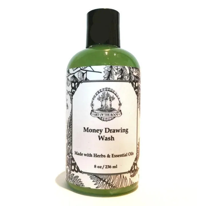 Money Drawing Wash for Abundance, Fast Cash & Material Wealth by Art Of The Root.