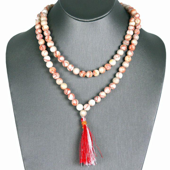 Picasso Jasper Crystal Mala Beads - Art of the Root