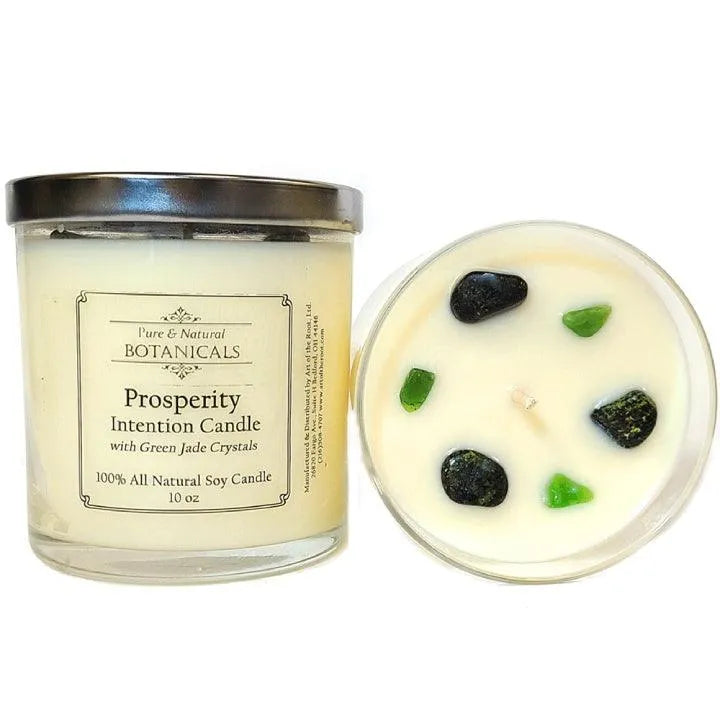 Prosperity Intention Natural Soy Candle for Abundance & Wealth - Art Of The Root