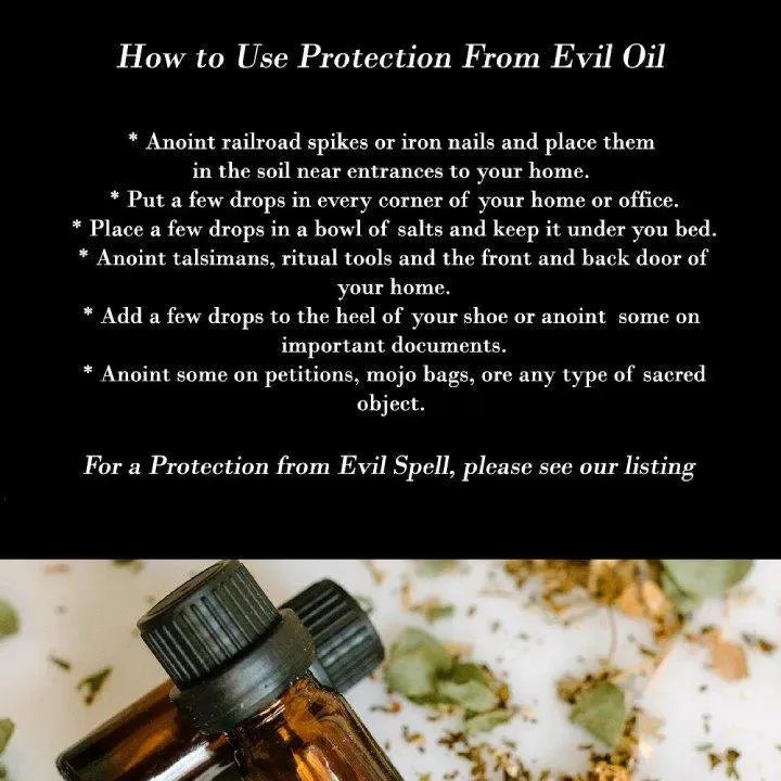 Protection From Evil Oil - Art Of The Root