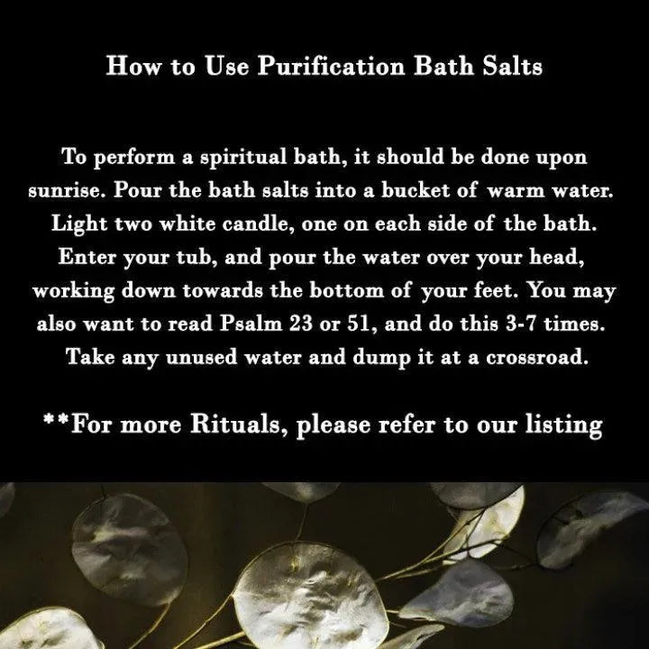 Purification Bath Salts - Art Of The Root