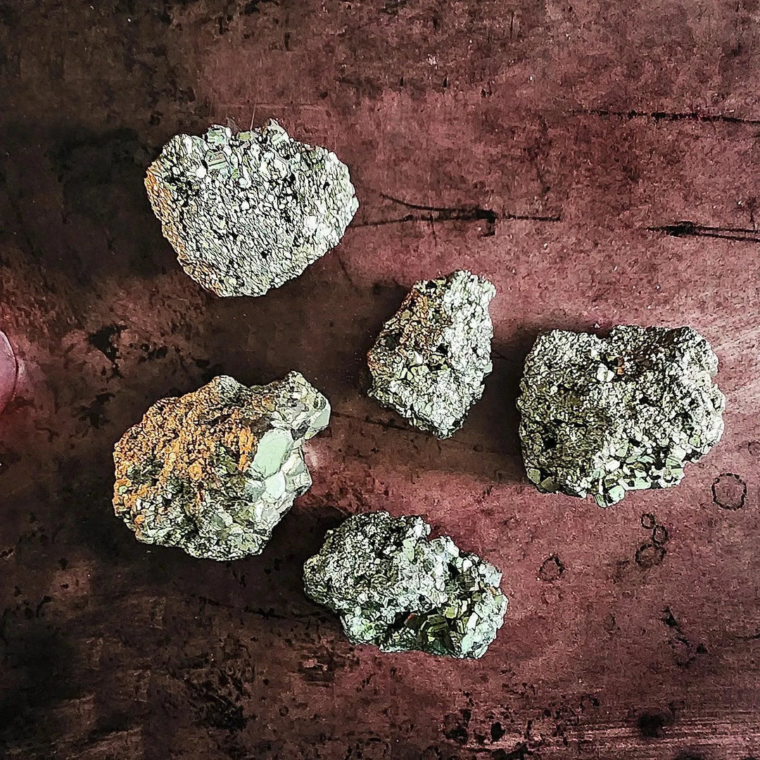 Pyrite Cluster Crystals for Attraction, Manifestation, Wealth - Art Of The Root
