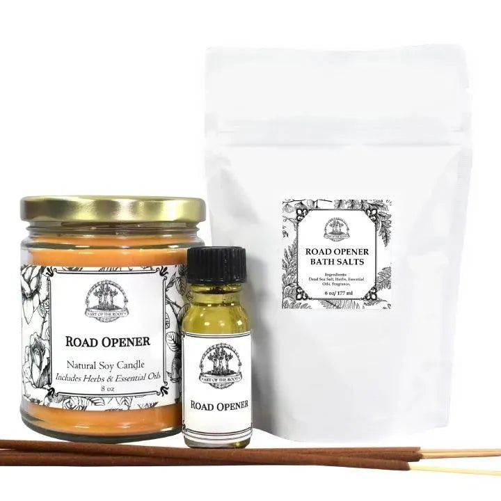 Road Opener Spell Kit for New Opportunities, Obstacles & Fresh Starts - Art Of The Root