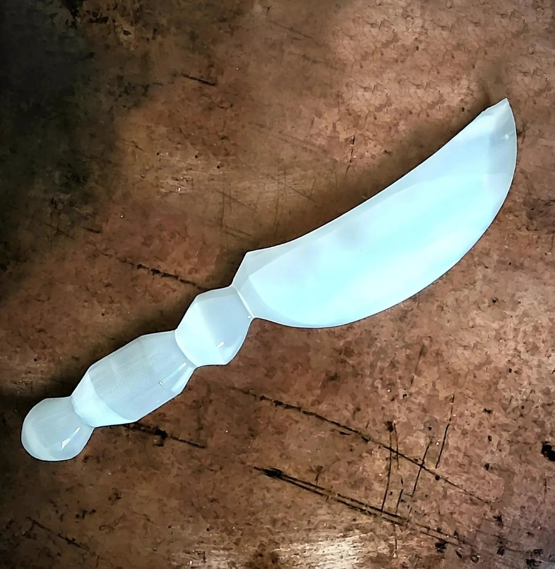 Selenite Crystal Athame - Art Of The Root