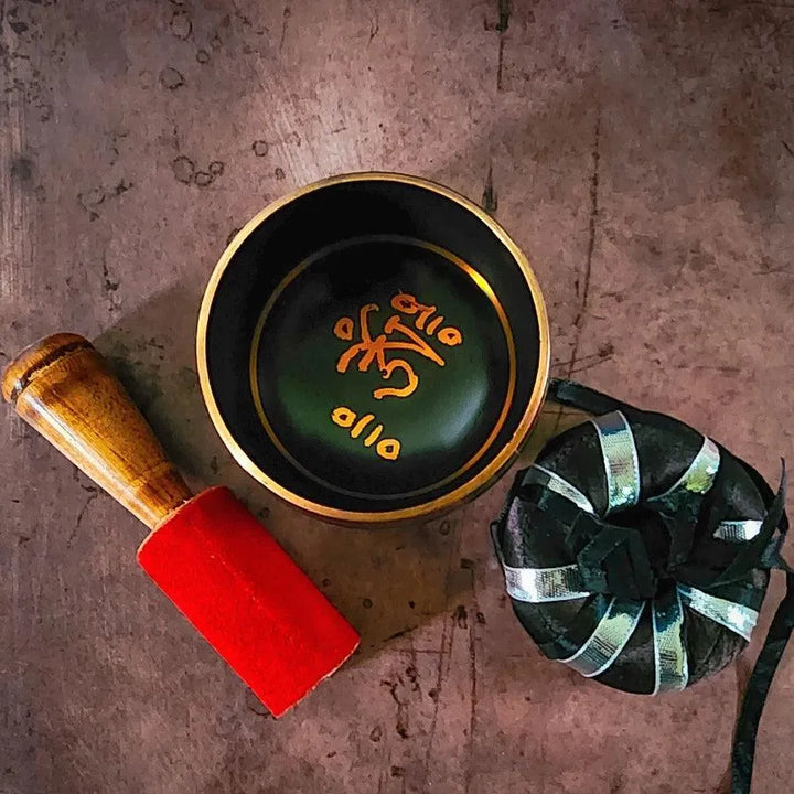 Tibetan Singing Bowl 3" for Sound Therapy and Chakra Balancing - Art Of The Root