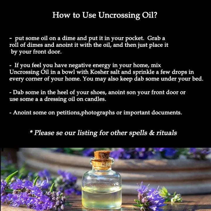 Many ways to use handmade Uncrossing Oils from Art of the Root.