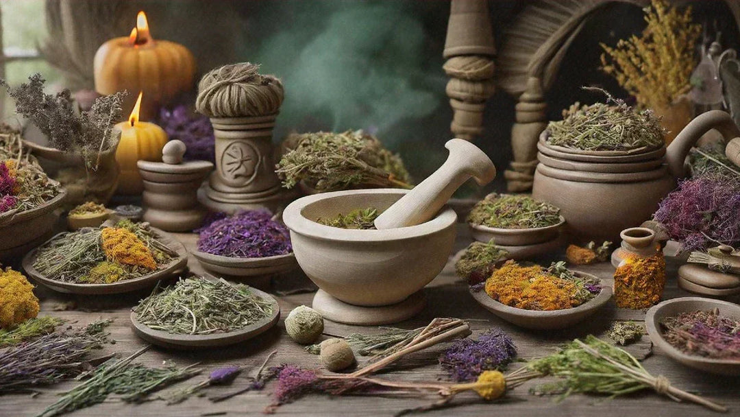 Magic Trick Ritual Herbs, Roots, and Mistletoe: A Guide to Plant Spirit Magic