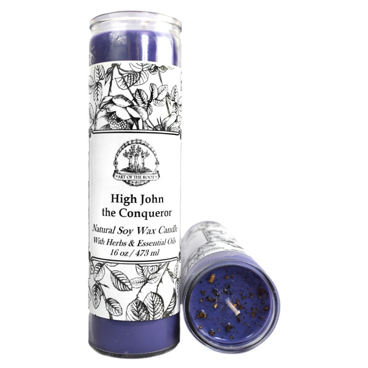 High John the Conqueror 7 Day Soy Candle - Art of the Root