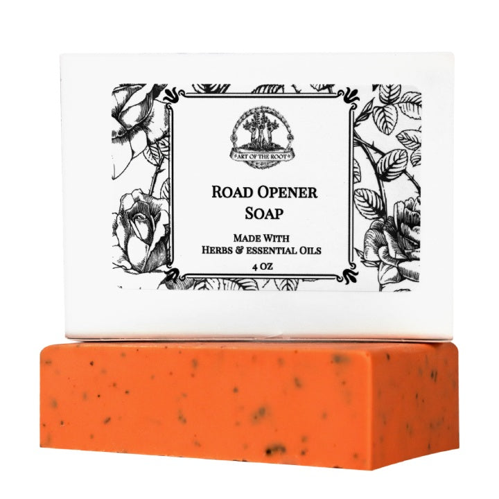 Road Opener Shea Herbal Soap for New Opportunities and Beginnings - Art of the Root