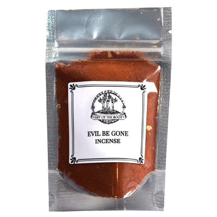 Evil Be Gone Incense for Ghosts, Spirits & Negative Energy - Art of the Root