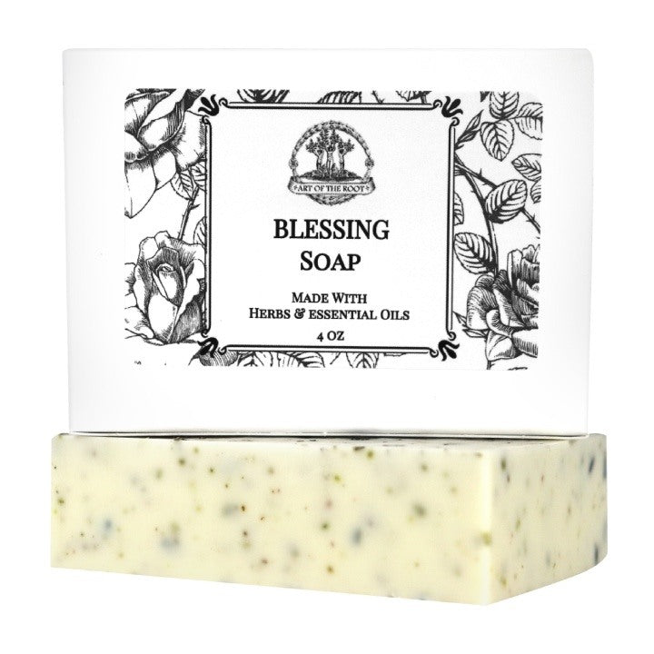 Blessing Shea Herbal Soap for Good Fortune & Protection - Art of the Root