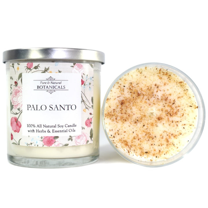 Palo Santo Pure & Natural Soy Candle (100% Natural) For Purification & Meditation - Art of the Root