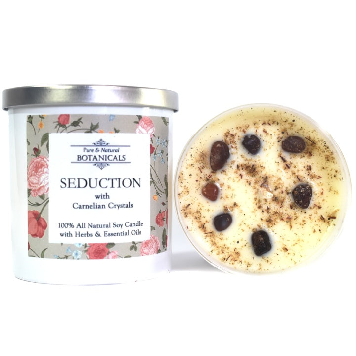 Seduction Pure & Natural Soy Candle (100% Natural) for Passion, Love, Desire, & Attraction - Art of the Root