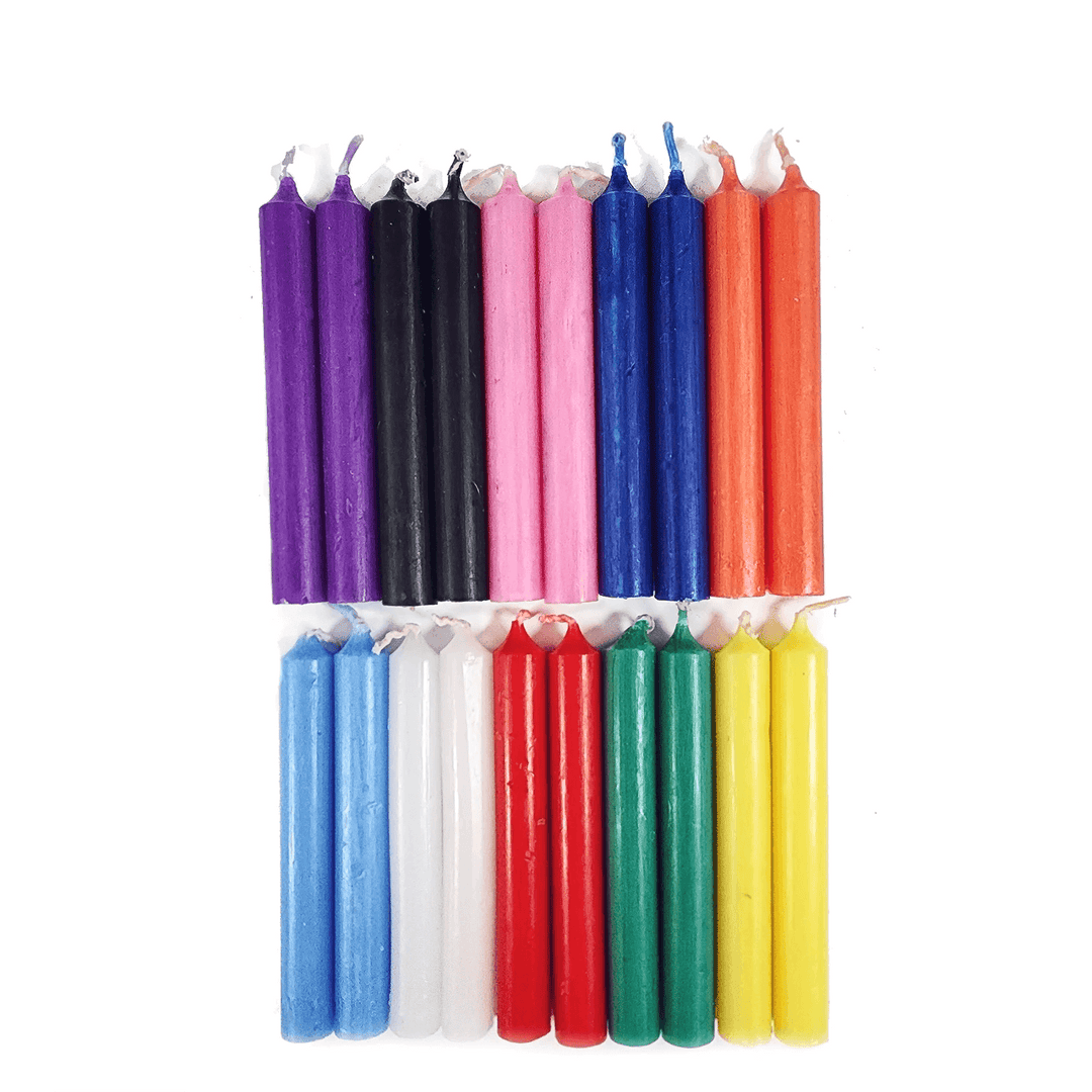 20 Piece Chime Candle Set in 10 colors - Art Of The Root
