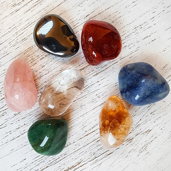 7 Crystal Chakra Set for Energy Balance and Healing - Art Of The Root