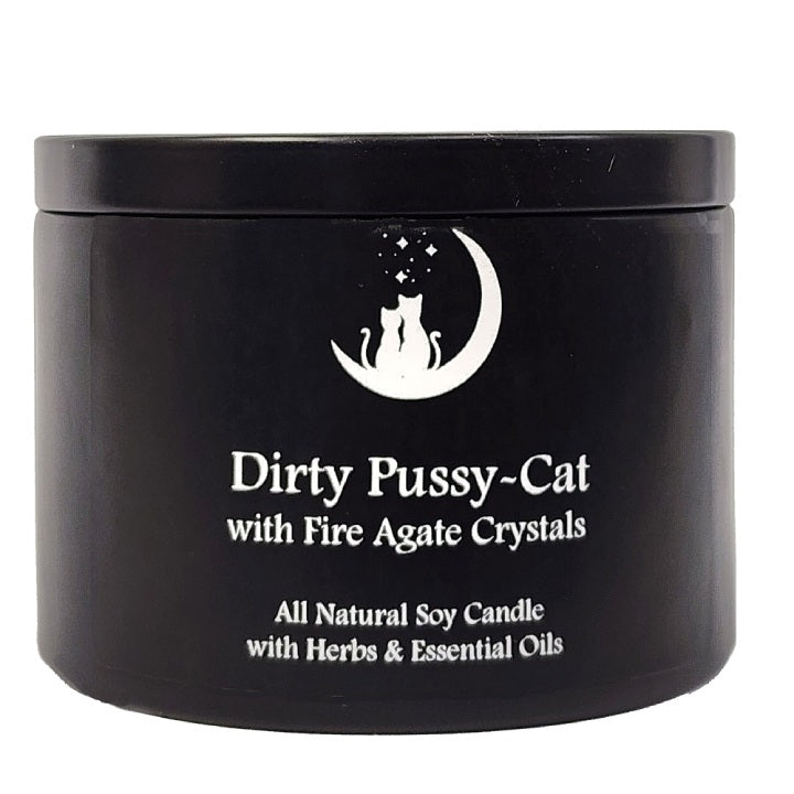 Dirty Pussy-Cat Candle for Love & Attraction Spells - Art of the Root