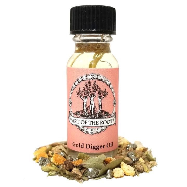 Gold Digger Oil for Wealth, Money & Prosperity - Art of the Root