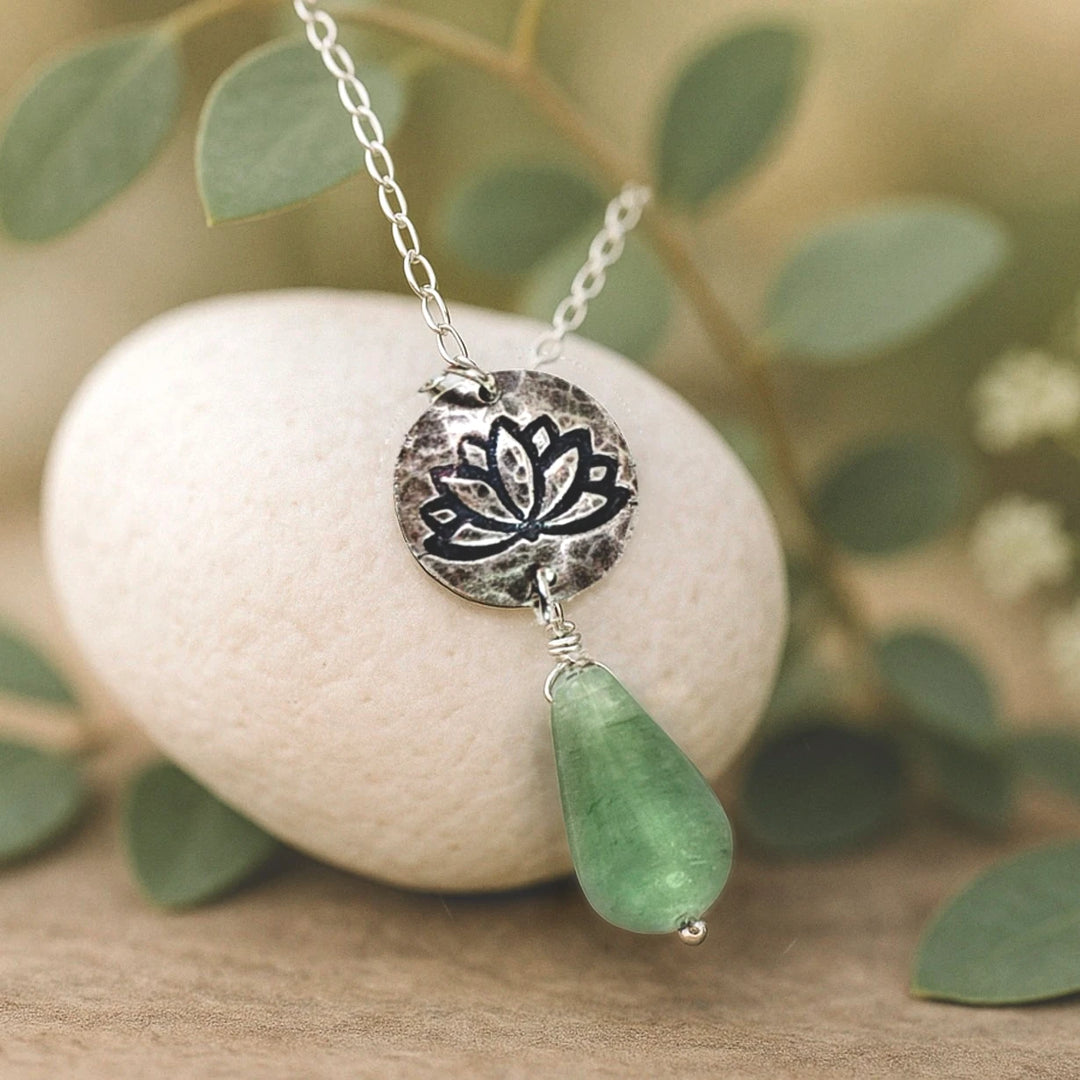 Green Disc Necklace Green Disc Necklace