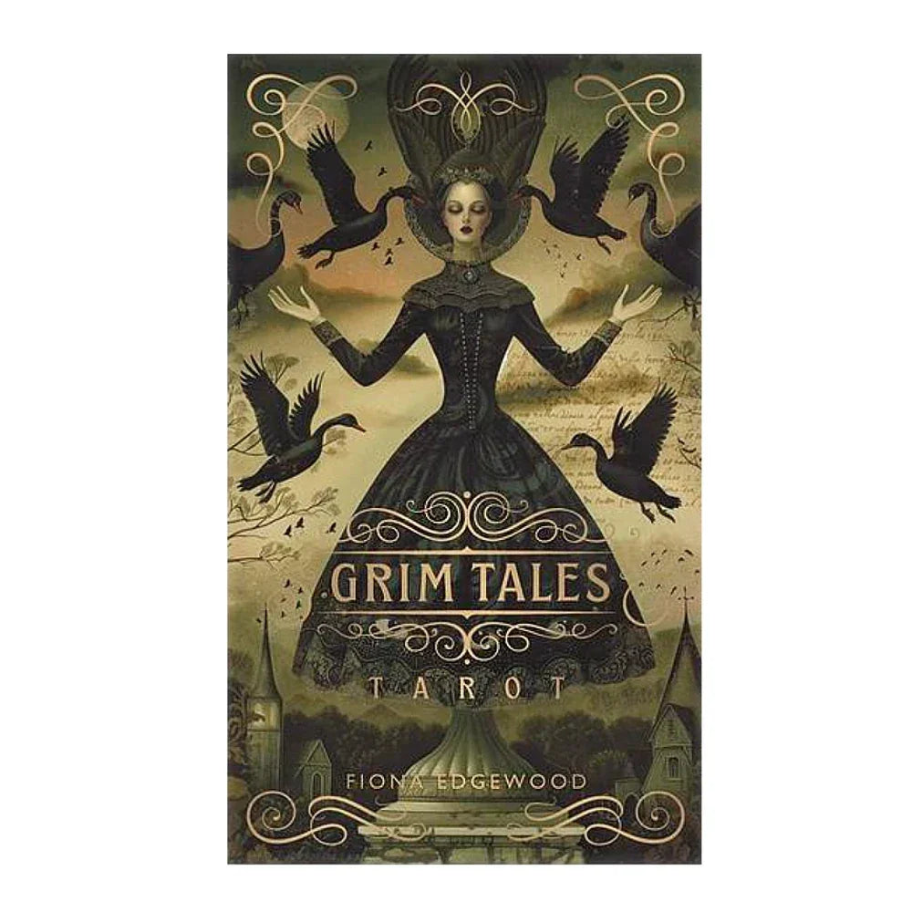 Grim Ritual Grim Tales Tarot Deck by Fiona Edgewood with Companion Guidebook