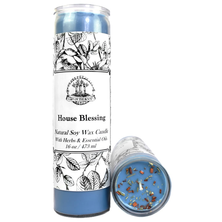 House Blessing 7 Day Candle for Good Fortune & Protection - Art of the Root