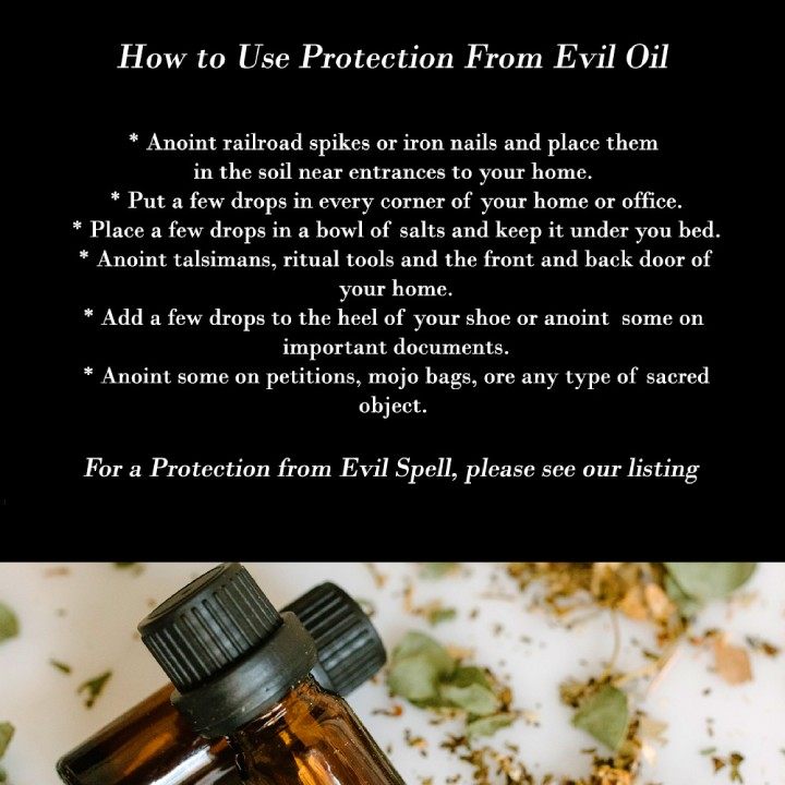 Protection From Evil Oil - Art of the Root
