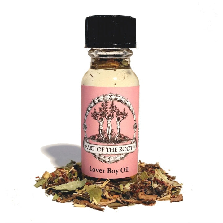 Lover Boy Oil for Personal Charm, Self- Confidence, Seduction, Attraction, & Conjure - Art of the Root