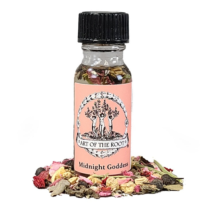 Midnight Goddess Oil for Love, Seduction, Passion, Enchantment & Attraction - Art of the Root
