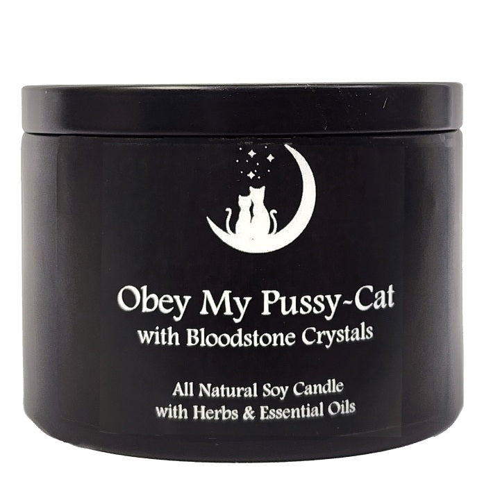 Obey My Pussy-Cat Soy Candle for Love & Control - Art of the Root