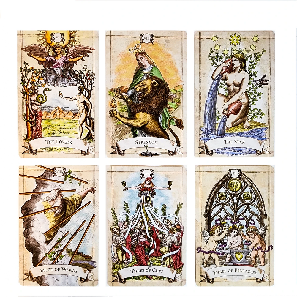 Andrew Ray's Old Style Tarot Set - Traditional Tarot Symbols