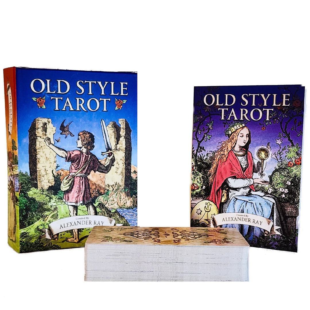 Old Style Tarot Set - Traditional Tarot Cards with Guidebook