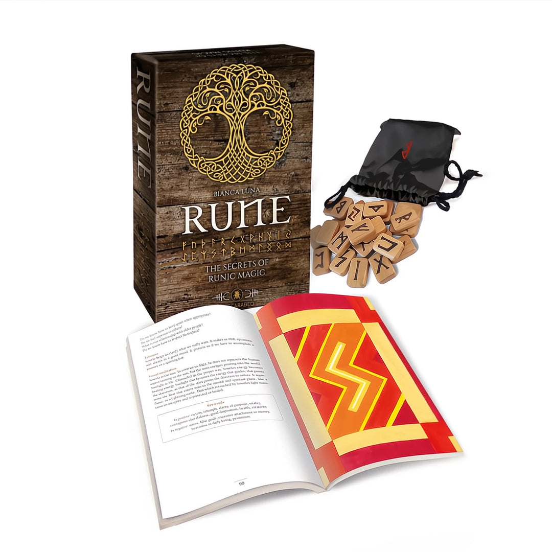 Rune: The Secrets of Runic Magic Boxed Set for Divination, Wisdom and Insight