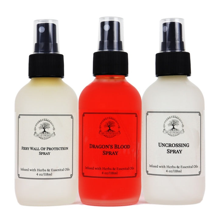 Uncrossing & Protection Spray Set for Cleansing, Removing Negative Energy & Defense Magic - Art of the Root