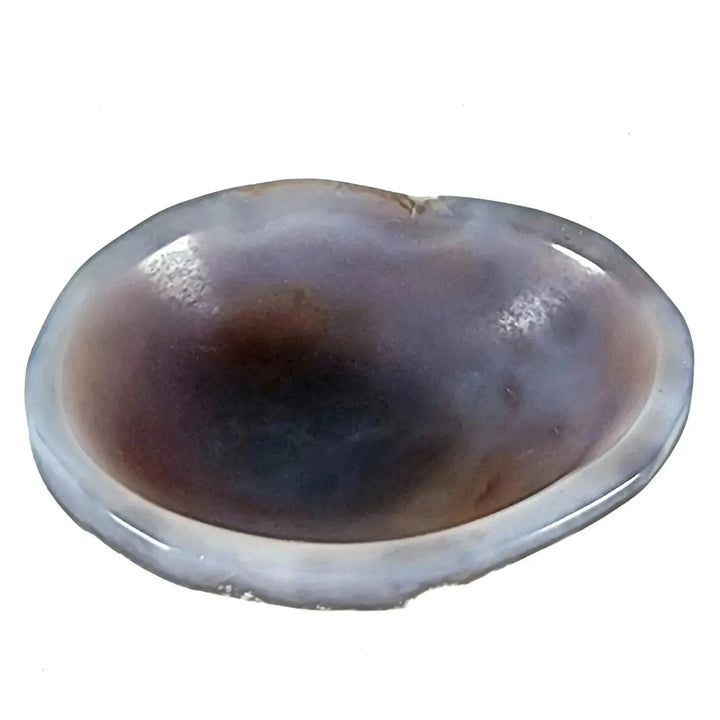 All-Natural Blue Agate Bowl for Grounding, Protection & Peace - Art Of The Root