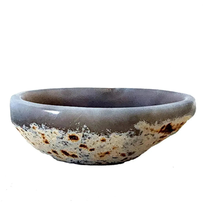 All-Natural Blue Agate Bowl for Grounding, Protection & Peace - Art Of The Root