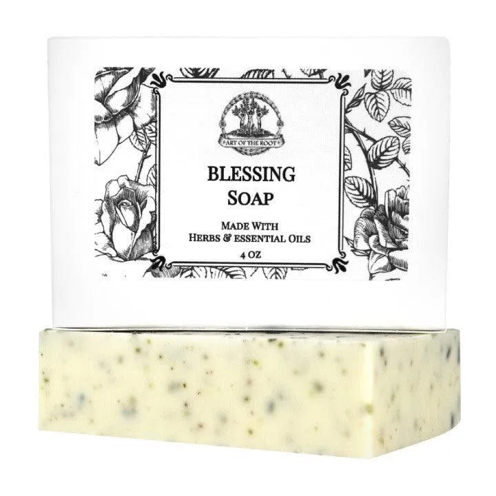 Blessing Shea Herbal Soap for Good Fortune & Protection - Art Of The Root