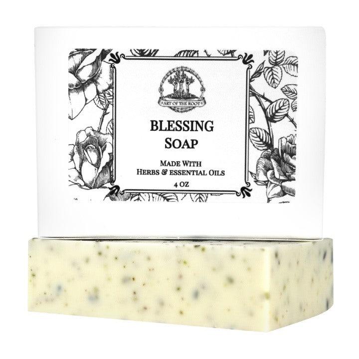 Blessing Shea Herbal Soap for Good Fortune & Protection - Art Of The Root